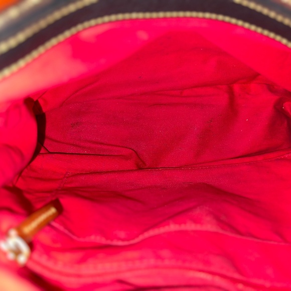 Dooney & Bourke Leather Navy Satchel - Picture 8 of 12